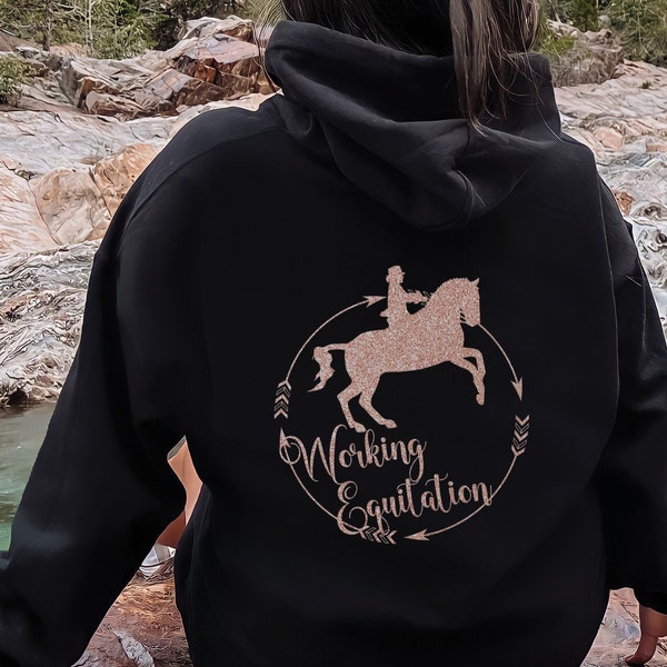 Working Equitation Hoodie | Working Equitation Horse Sweatshirt, Working Equitation Gift, Horse Show Prize, Gift for Equestrian Competitor