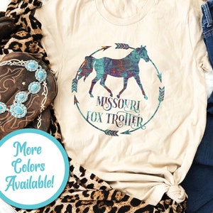 Missouri Fox Trotter Horse Shirt | Equestrian T-Shirt, Missouri Fox Trotter Gift, Gift for Trail Horse Rider, Trail Rider Shirt