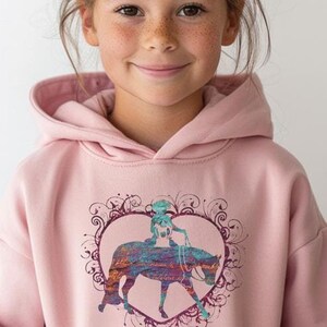 Youth Horse Show Hoodie, Kids World Champion Sweatshirt, Western Horse Hoodie for Kids, Horse Lover Gift, Quarter Horse Rider Gift