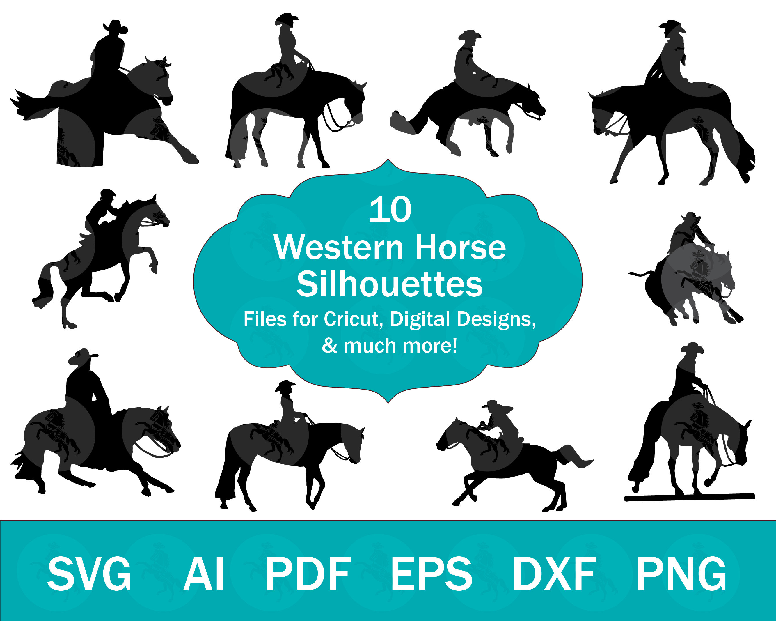 Paper, Party & Kids Card Making & Stationery Horse Show Vector Files 2