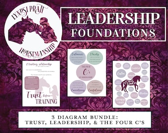 Horse Leadership Foundations Bundle #1: Positive Horse Training Resources for Riding Instructors, Horse Owners, and Lesson Students
