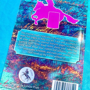 Barrel Racer's Journal - Printed Version | Barrel Racing Log Book ...