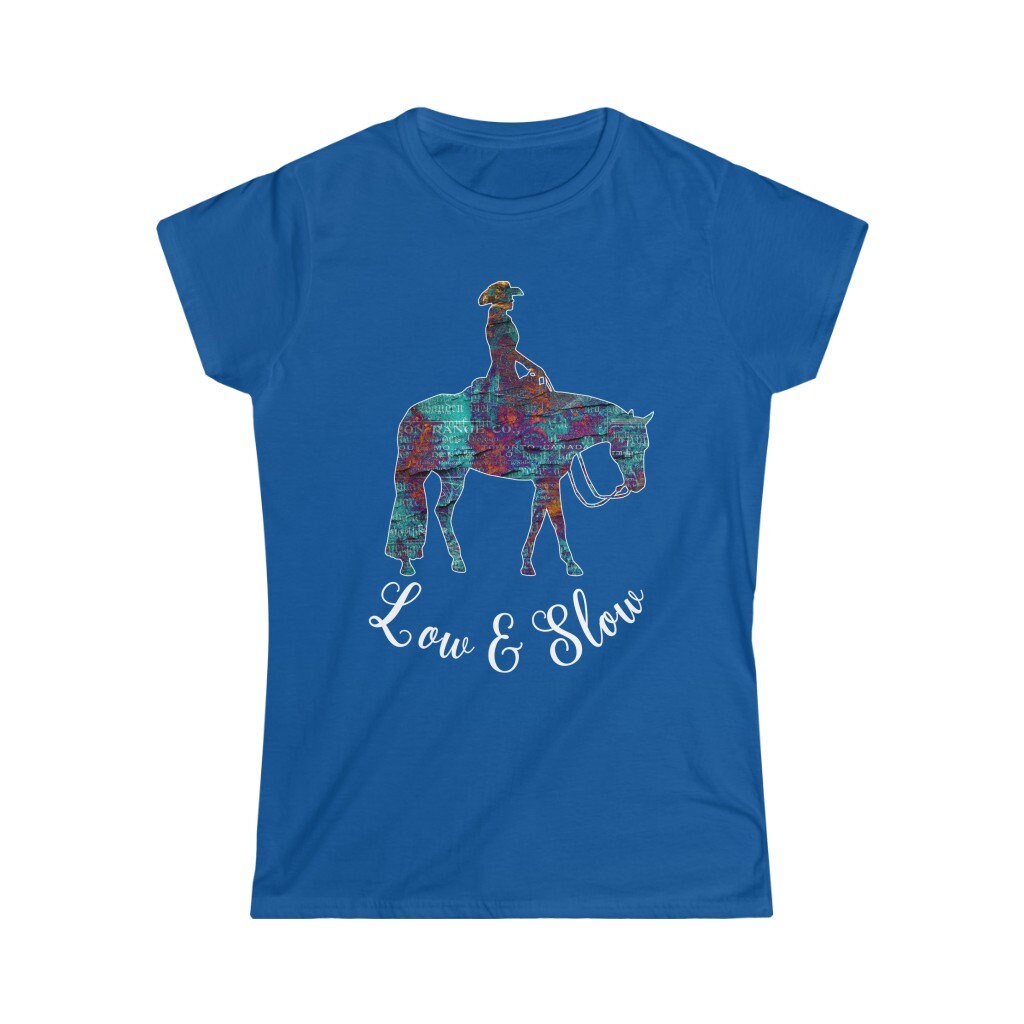 T-shirt Western Show Turquoise à Fermeture éclair, Taille XL/2X - Neuf