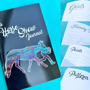 The Horse Show Journal, Equestrian Log Book, Horse Show Points Tracker, Horse Show Gift, Horse Show Prize for 4-H & Quarter Horse Show