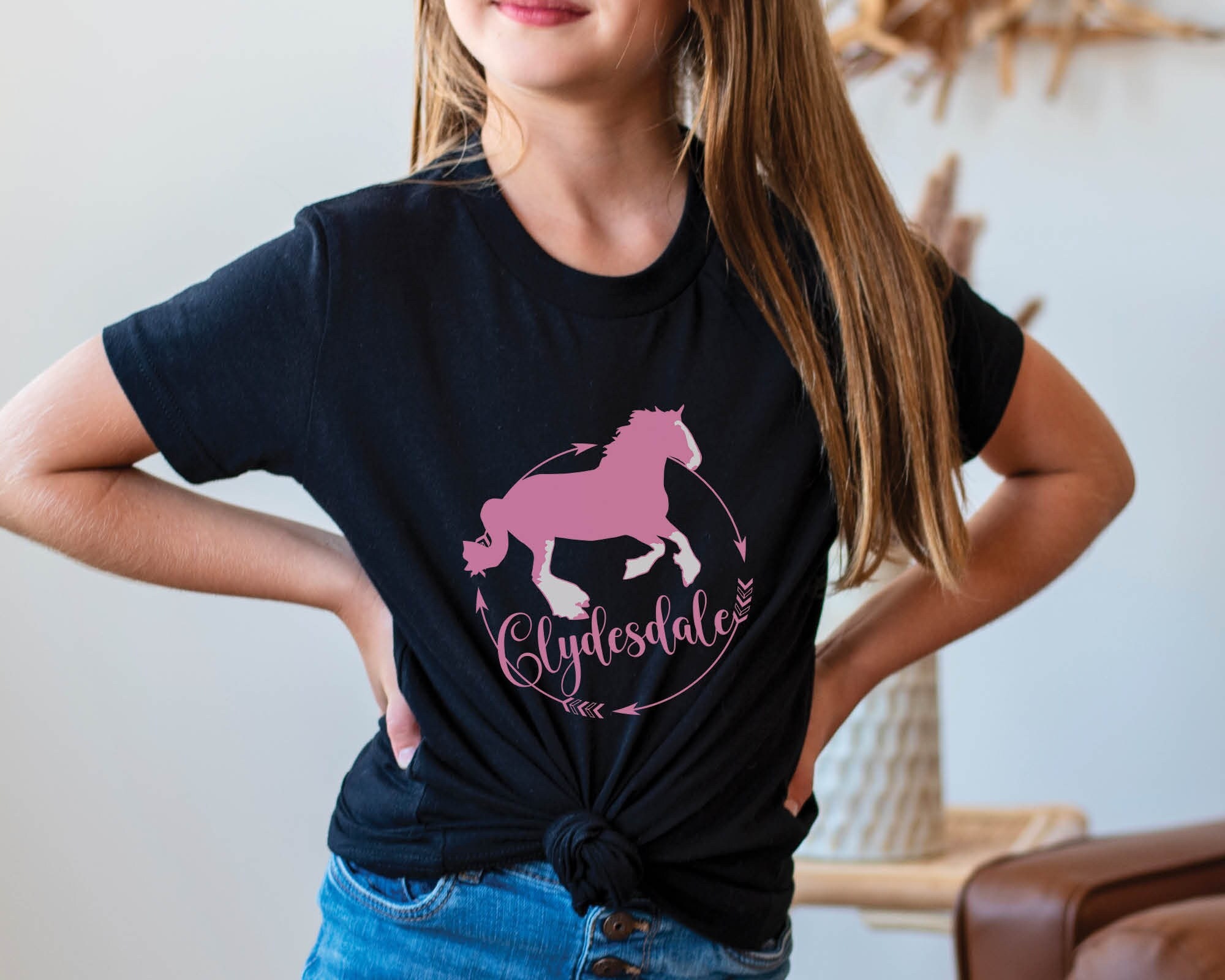 Kinderen Clydesdale Paarden shirt Clydesdale T Shirt Kids Horse