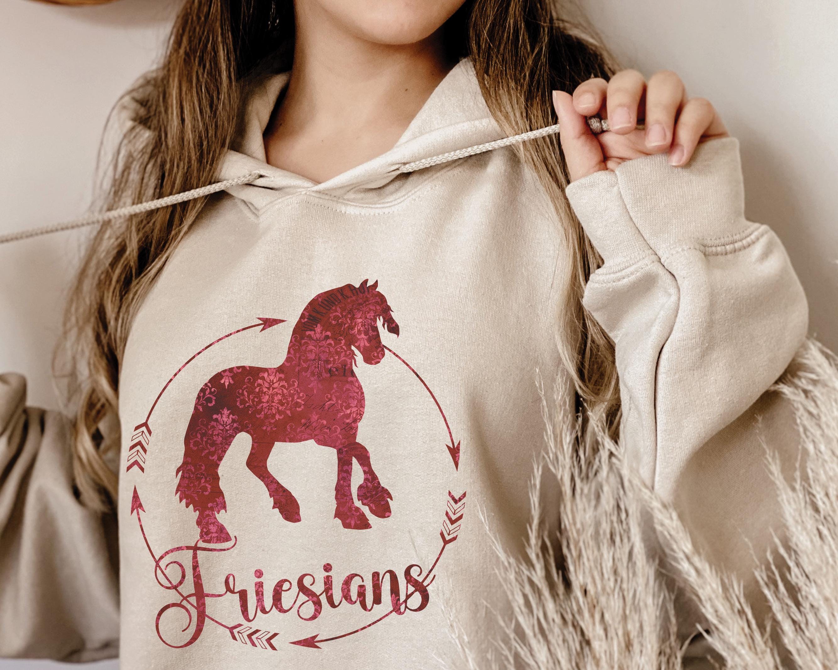 Friesian Horse Sweatshirt | Friesian Horse Hoodie, Friesian Horse