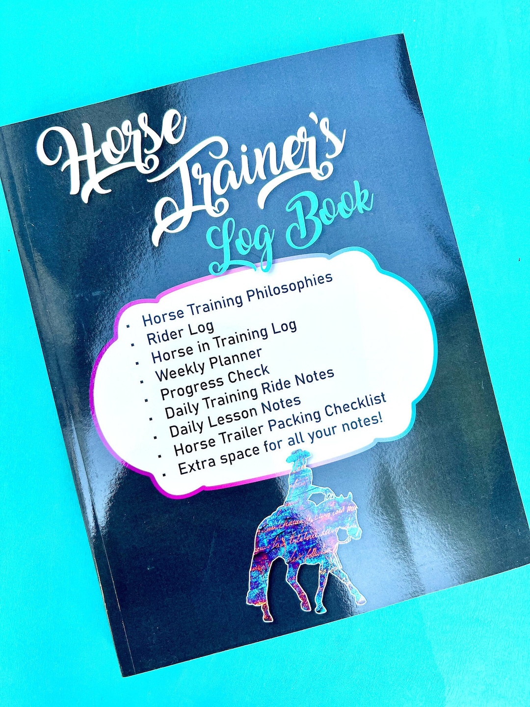 The Horse Trainer's Log Book the BIG Version Planner & Journal for