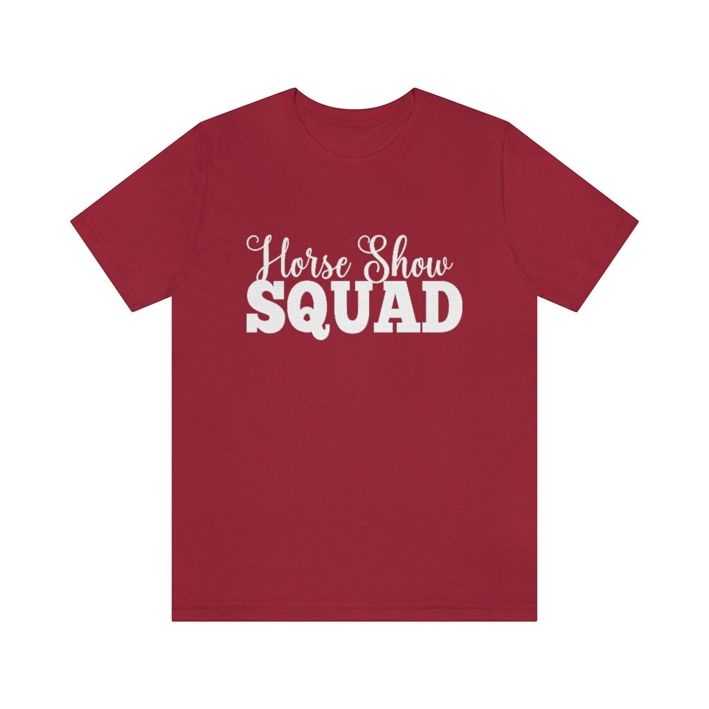 Horse Show Squad Shirt Team Horse Show T-shirts Horse Squad - Etsy