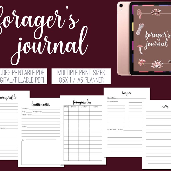 Hunting Journal Etsy