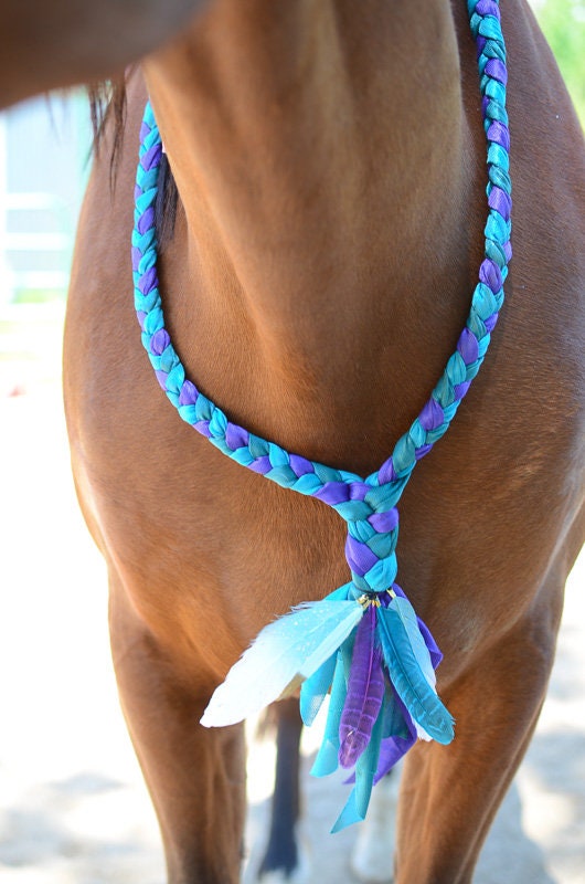 Corde à Cou Sans Bride Pour Cheval – Sable Désert – Tiffany's Braided Tack