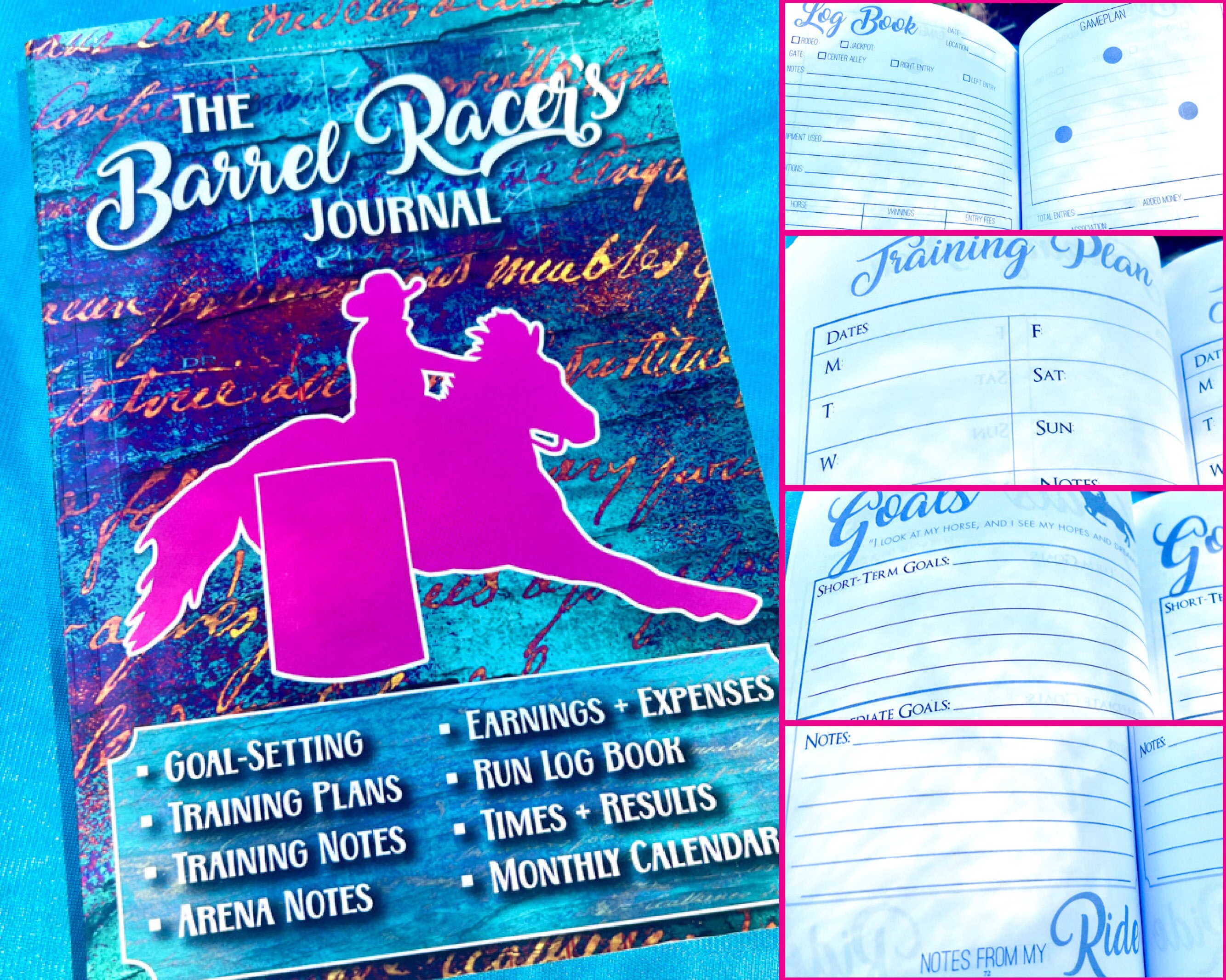 Barrel Racer's Journal - Printed Version | Barrel Racing Log Book ...