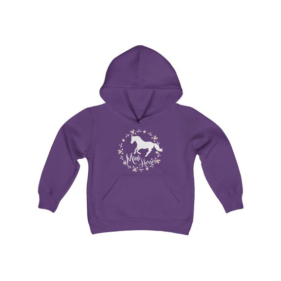 Youth Mini Horse Sweatshirt Kids Miniature Horse Hoodie Mini