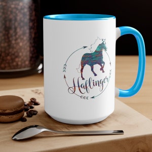 Haflinger Horse Mug, Haflinger Coffee Cup, Haflinger Horse Owner Gift, Haflinger Pony Mug, Haflinger Gift, Gift for Haflinger Owner