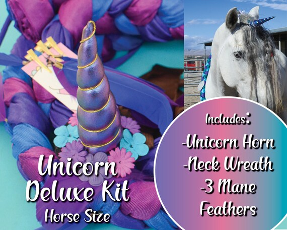 VALICLUD Lot De 4 Bandeaux Licorne – Cornes Roses Pour Enfants, Chevaux, Chiens – Accessoires Fête Licorne – Faciles à Clipser – Matériau Doux – Déguisement Animé