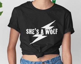 Feminist Shirt Shes A Wolf Shirt Girl Power Shirt Aesthetic Clothing Feminist Gifts Tumblr Clothing Womens Clothing Feminist T Shirt