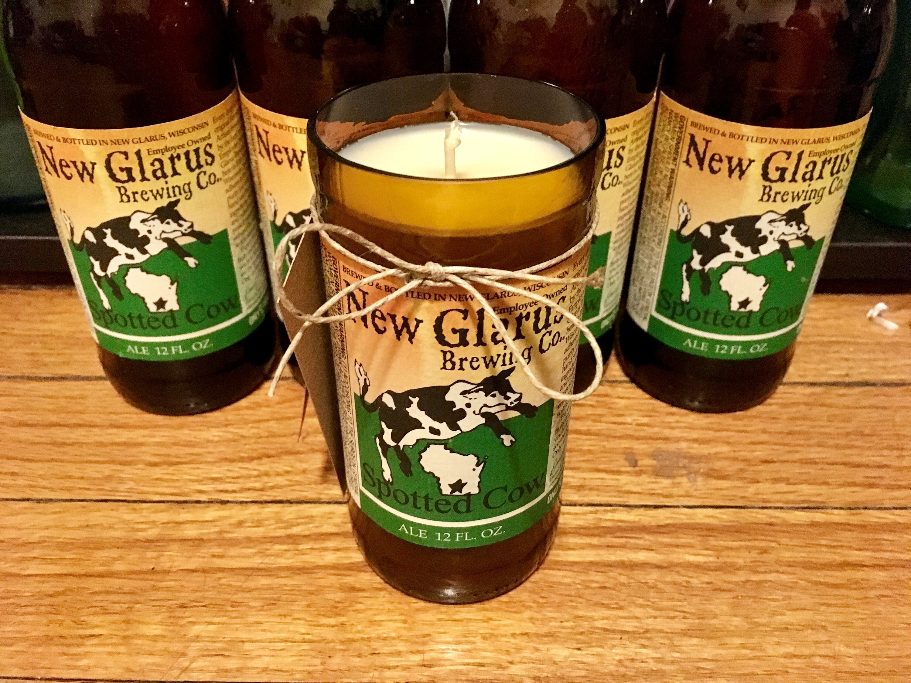 New Glarus Spotted Cow Soy Candle Etsy