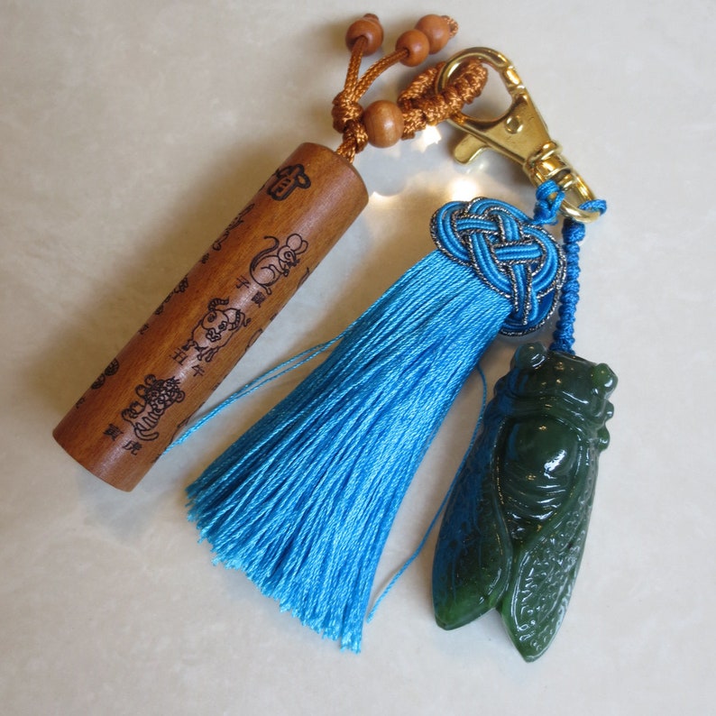 Jade Pendant Lovers Key Chains Xinjiang Jade Keychains Classic Etsy