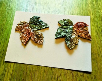 Fall leaves earrings