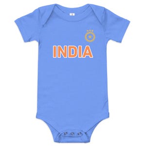 Indian Cricket Shirt Baby Etsy UK