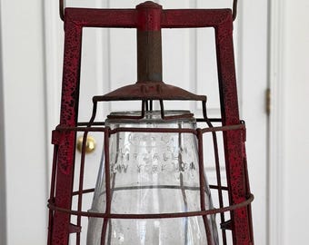 Linterna antigua Dietz Mill ~ Globo original