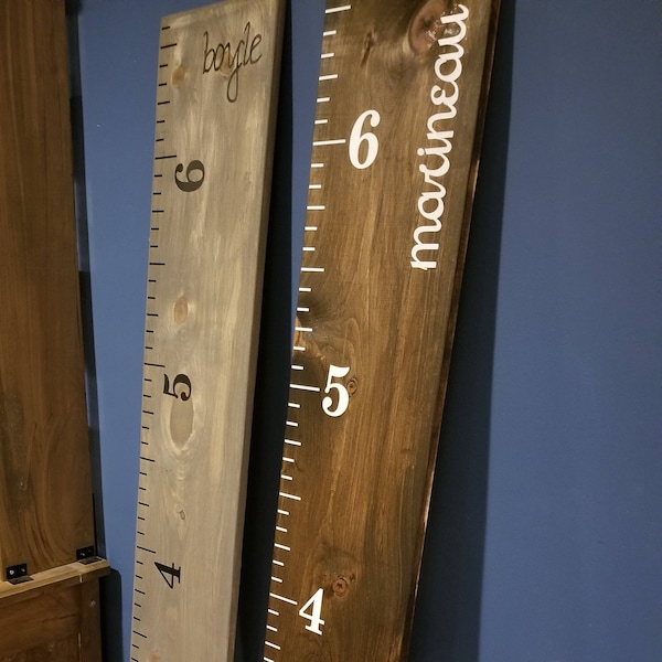 Growth Chart Decals Etsy