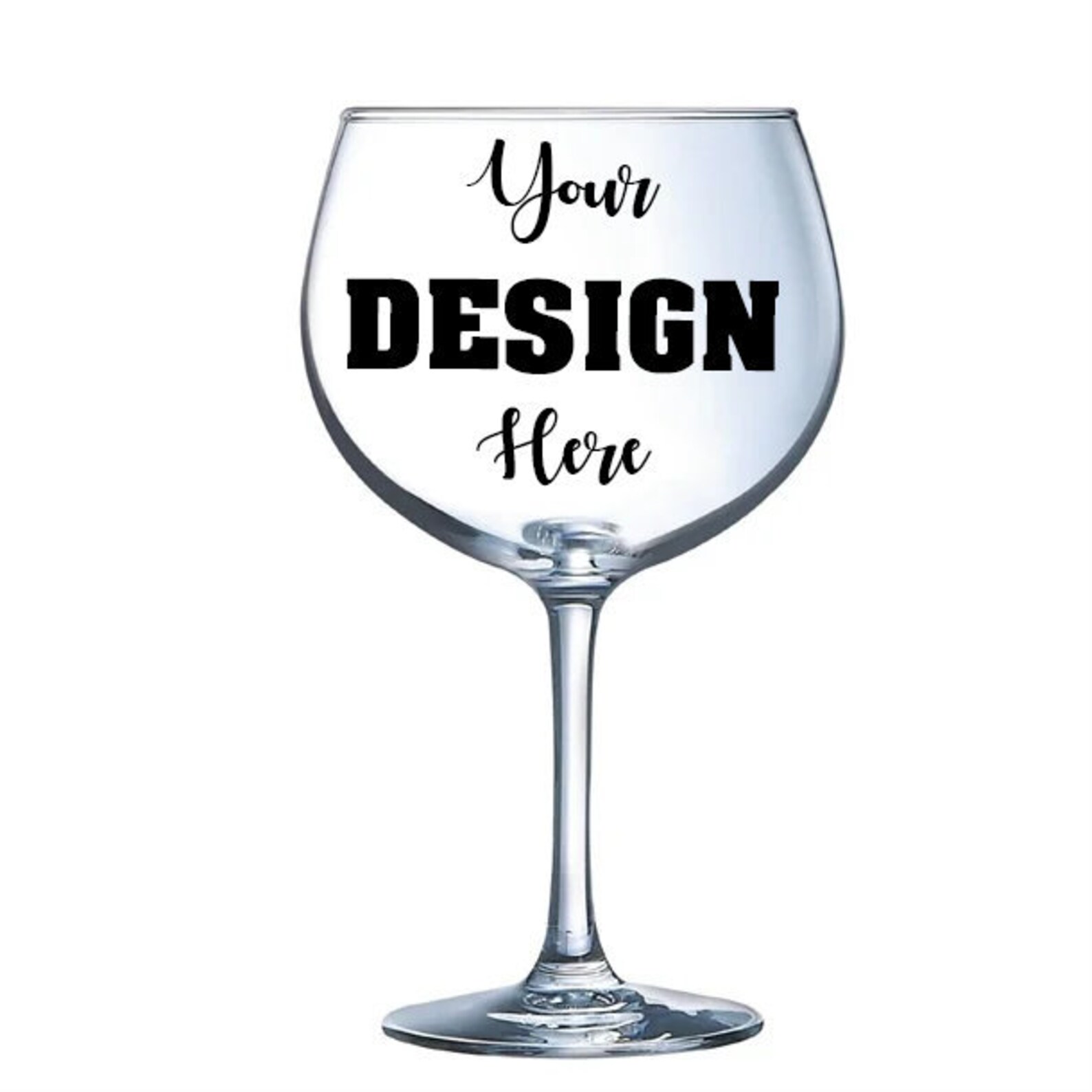 Personalized balloon gin glass vinyl sticker name decal Etsy