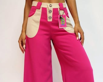 BRUNO IERULLO Designer Wide Leg Spring/Summer Pants (Couture), plus size available