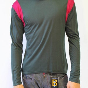 BRUNO IERULLO Designer 100% Lyocell Men's Long Sleeve Extremely Comfortable Long Sleeve image 7