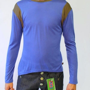 BRUNO IERULLO Designer 100% Lyocell Men's Long Sleeve Extremely Comfortable Long Sleeve image 8