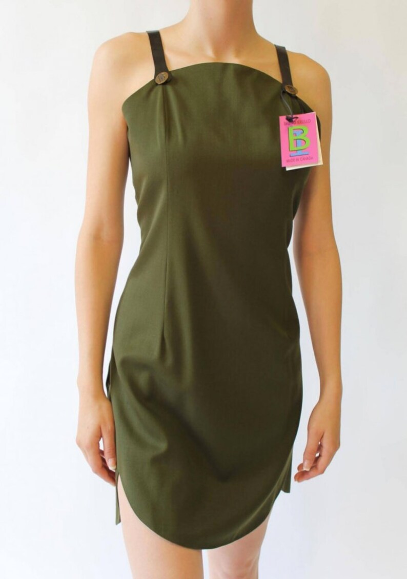 BRUNO IERULLO Designer 100/% French Wool Women/'s Dress