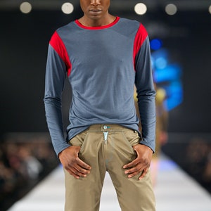 BRUNO IERULLO Designer 100% Lyocell Men's Long Sleeve Extremely Comfortable Long Sleeve image 4