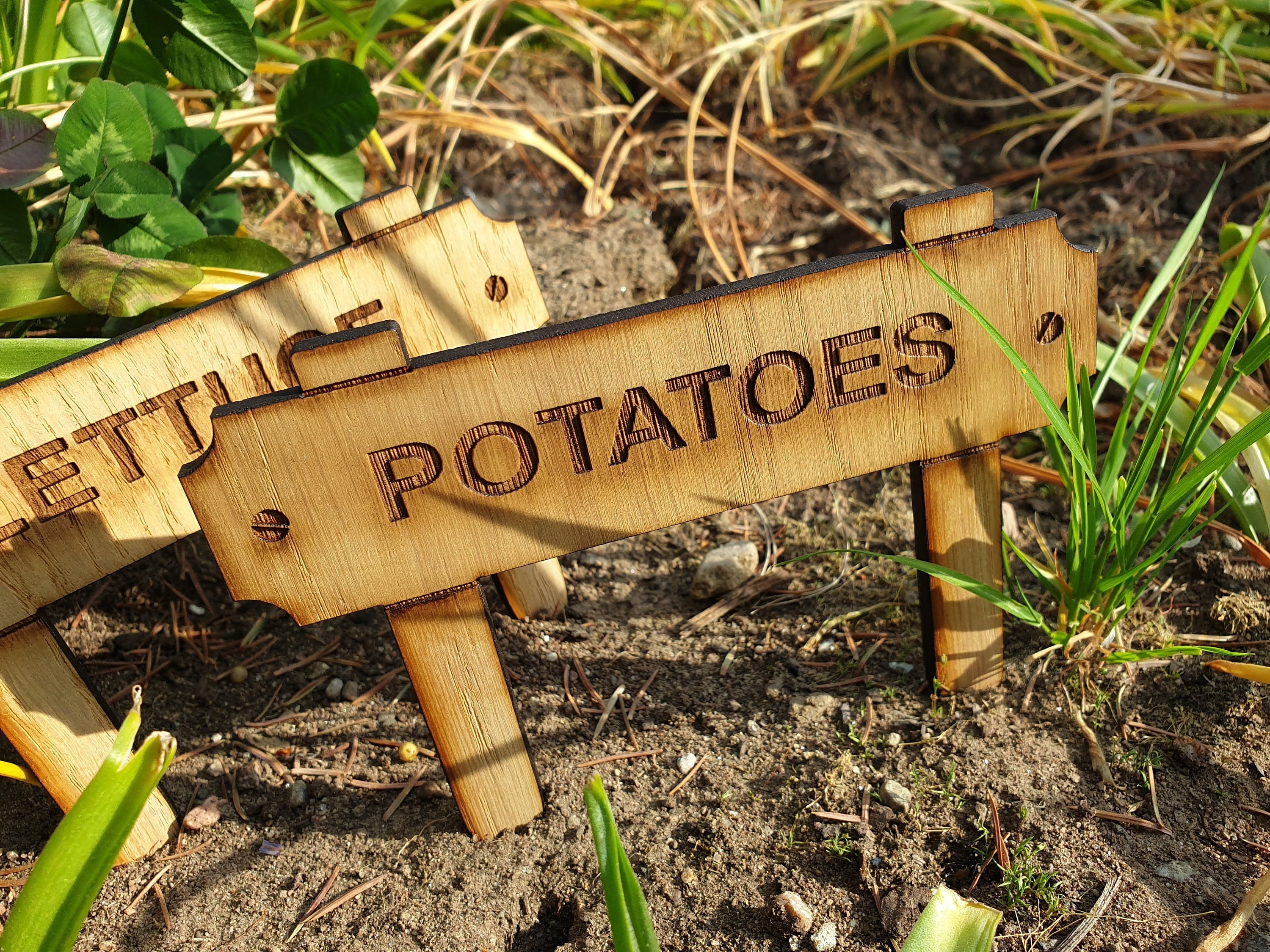 Garden Vegetable Seed Herb Custom Signs Markers Tags Marker Etsy