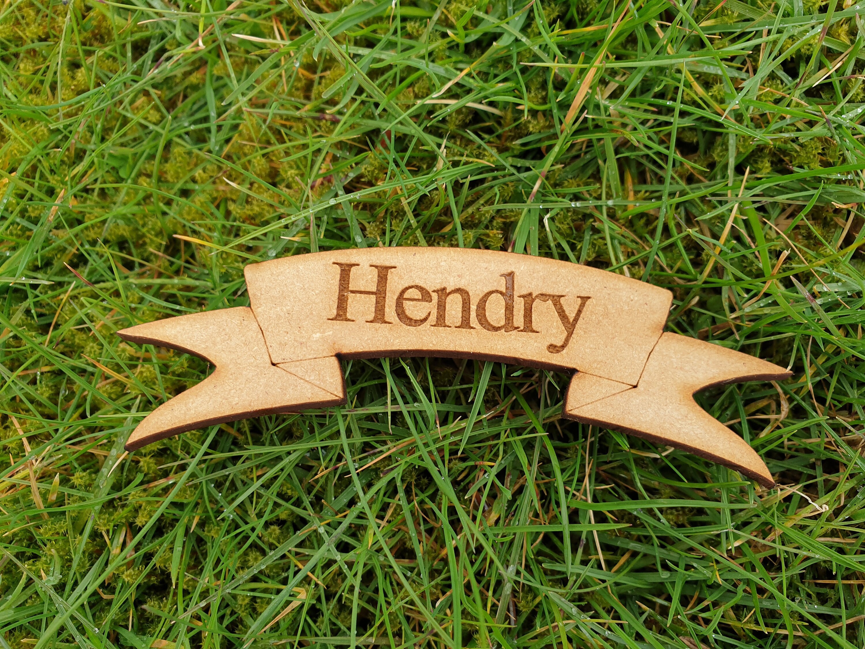 PERSONALISED WOODEN BANNERS arts and crafts building card Etsy