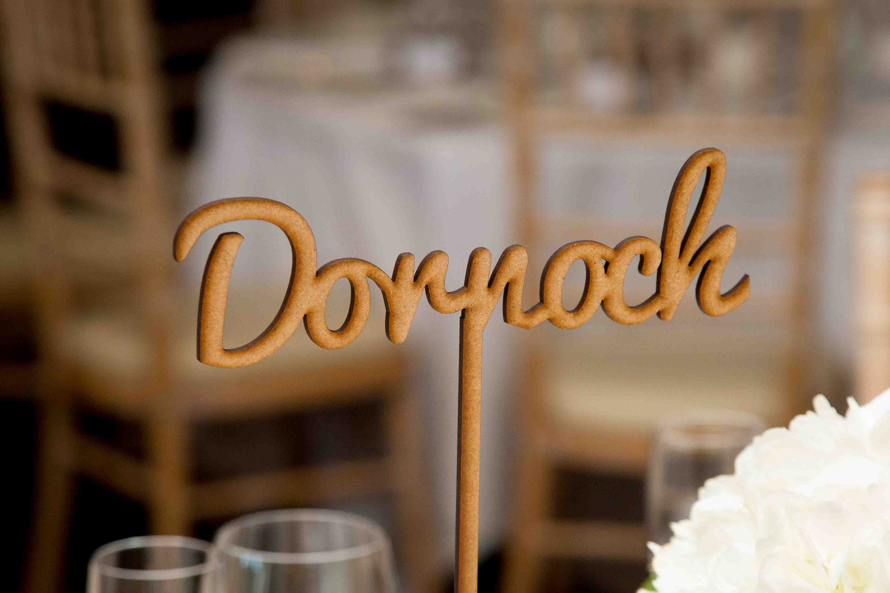 WEDDING TABLE NAMES Personalised Free Standing Decor Toppers Etsy UK