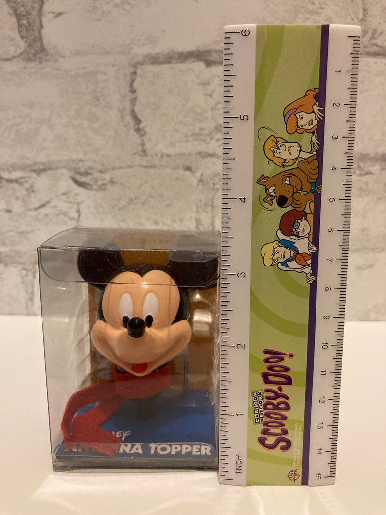 Disney Antenna Topper MICKEY MOUSE Wearing Scarf 1990s NEW in Etsy