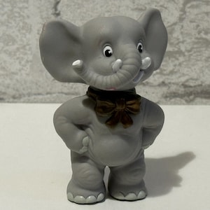 Little Golden Book Land Figure Saggy Baggy Elephant 1988 Playskool Playful Friends from Storybook Land Adorable Figures 1980s Toy
