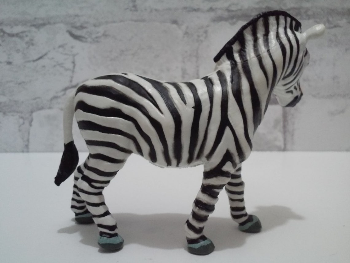 Safari Limited 1996 ZEBRA Plastic Figure Diorama Figures Etsy