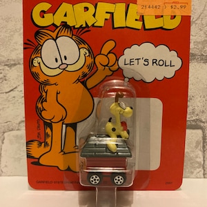 Garfield ERTL Diecast Odie Doghouse Vehicle 1990 Original Fat Cat Cartoon 1980s Comic Jim Davis Smug Attitude Movie Nermal Odie Crusin Cars