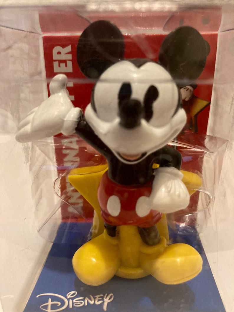 Disney Antenna Topper MICKEY MOUSE on Yellow Star 1990s NEW in Etsy