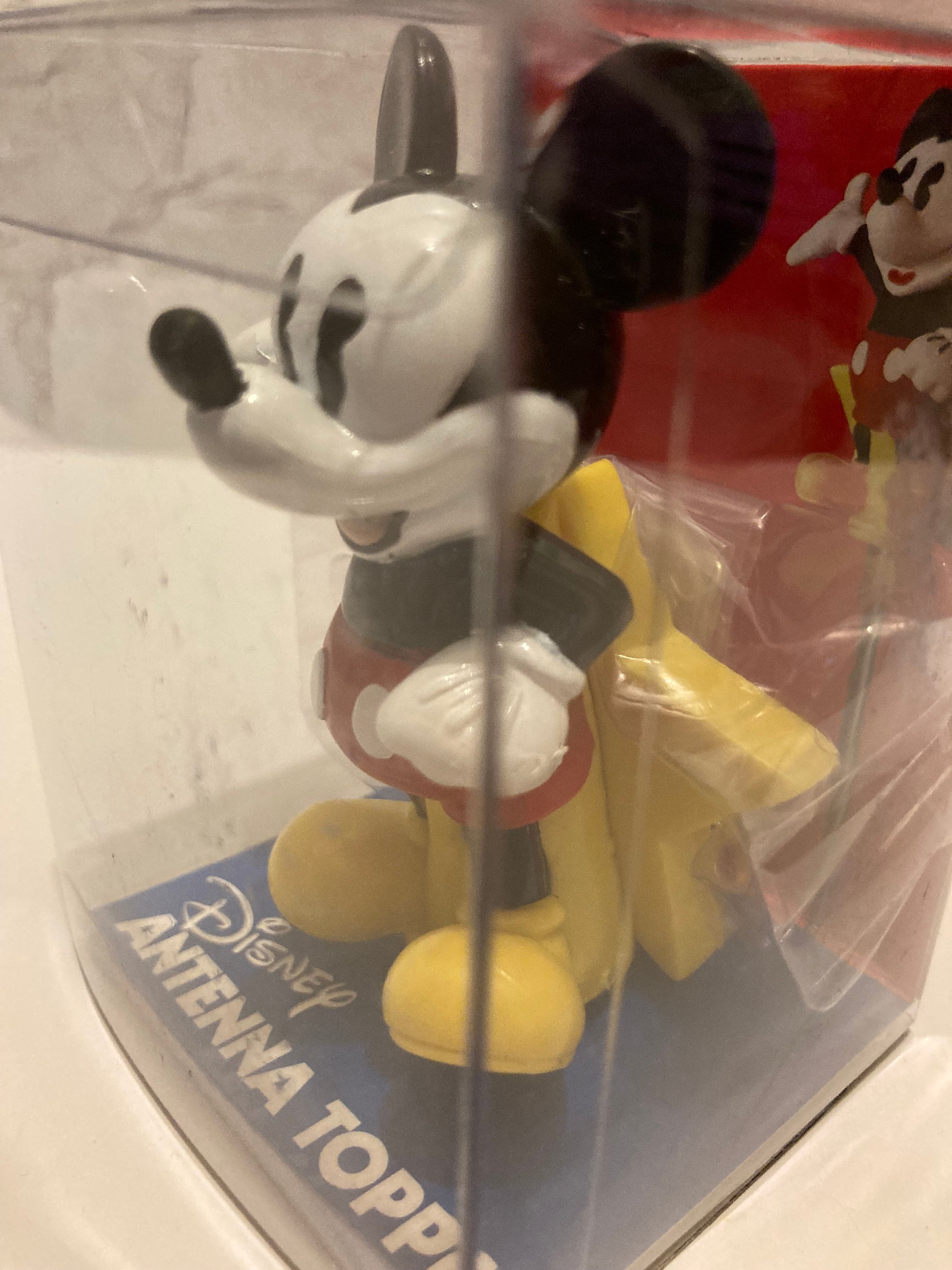 Disney Antenna Topper MICKEY MOUSE on Yellow Star 1990s NEW in Etsy