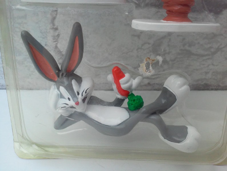 Taz Bugs Bunny Daffy Duck Cake Decorations Wilton Hand painted durable plastic Looney Tunes Warner Brothers Cartoon WB Merrie Melodies Rare