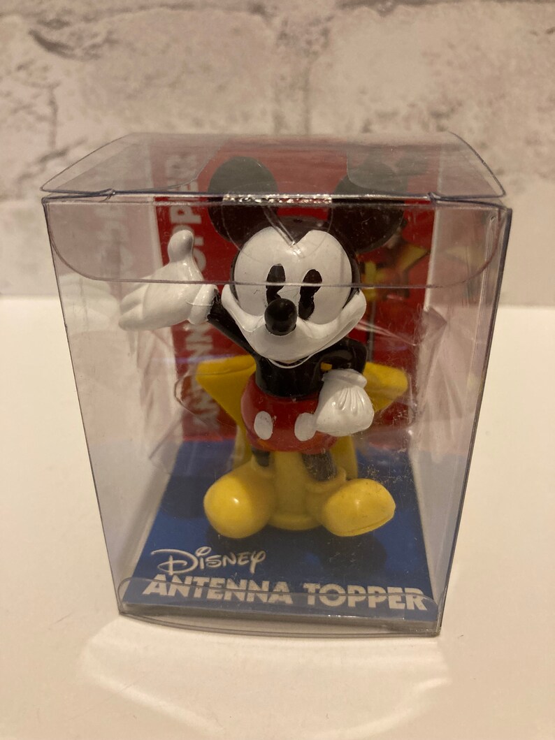 Disney Antenna Topper MICKEY MOUSE on Yellow Star 1990s NEW in - Etsy