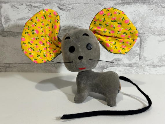 第57回　オークス　エアグルーヴ　ぬいぐるみ（旧バージョン） Dream Pets MOUSE 1970s Velveteen Stuffed Animal R Dakin & Co