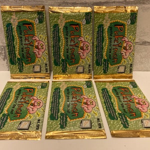 Pukey-mon Collector Trading Cards Pokémon Parody Cards 5 cartes par paquet Pacific 2000 Non Sports Cards Scratch 'n Sniff gotta gross 'em out