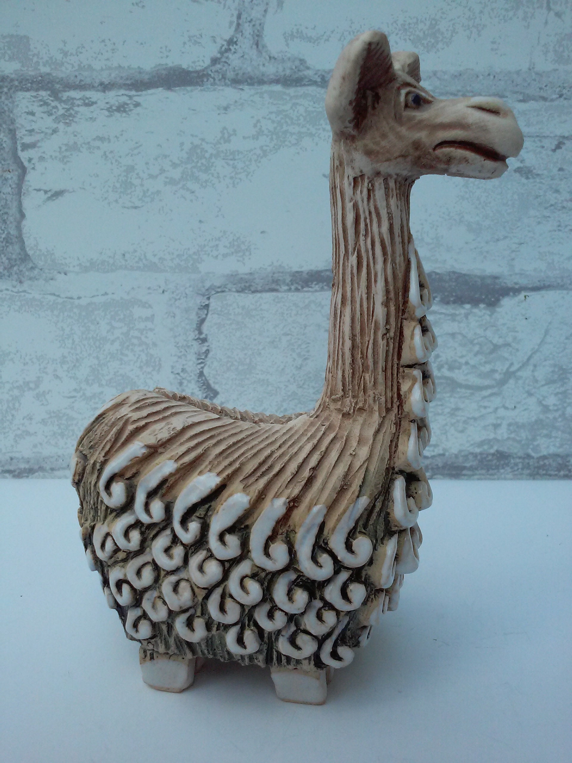Artesania Rinconada llama Figurine Adorable Little Llama with | Etsy