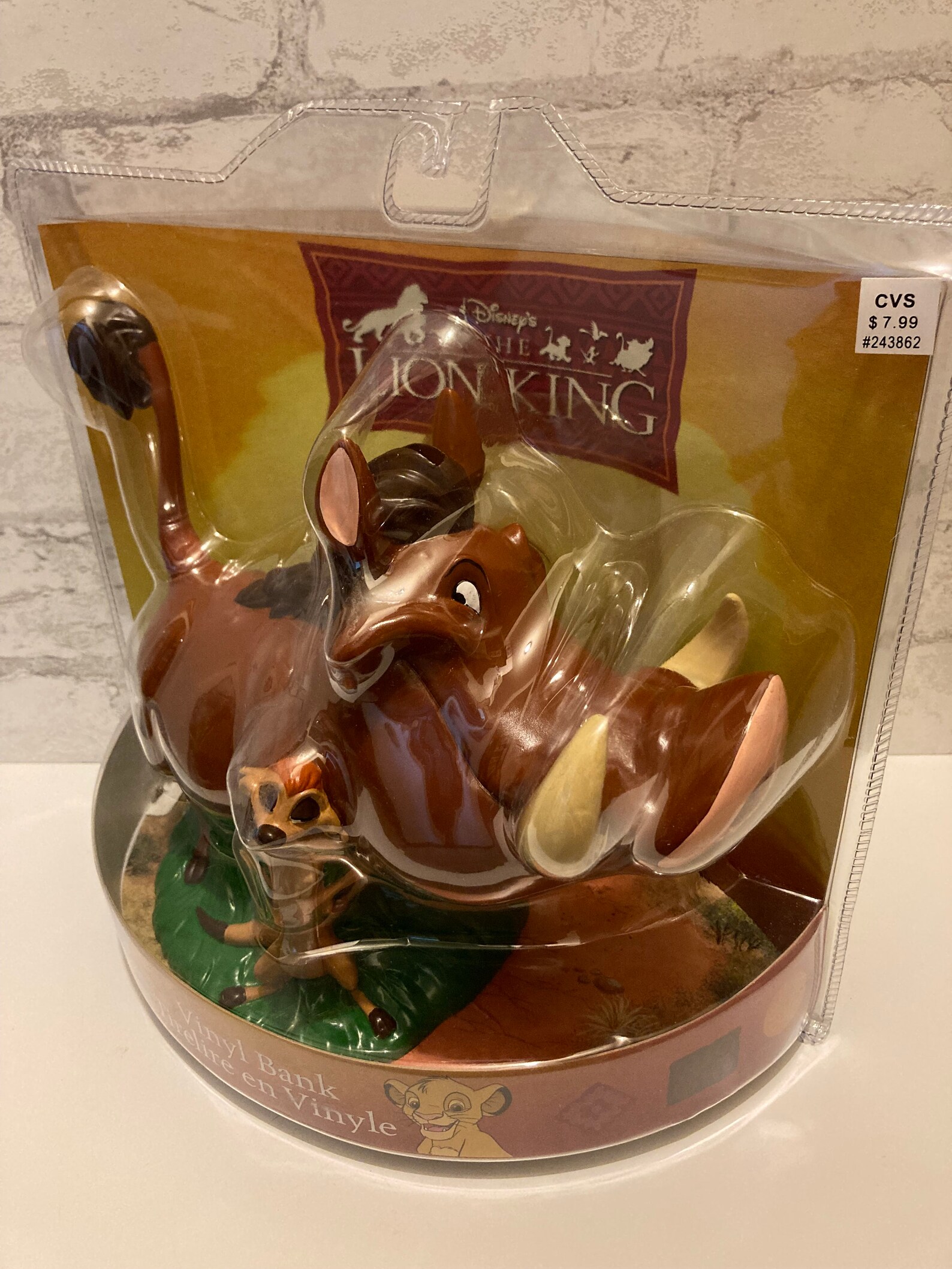 Lion King Enesco Pumbaa & Timon Coin Piggy Bank 1990s Disney Etsy