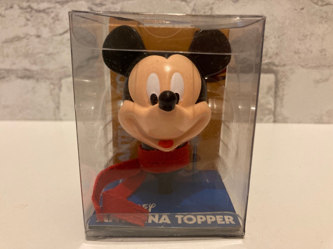 Disney Antenna Topper MICKEY MOUSE Wearing Scarf 1990s NEW in Package