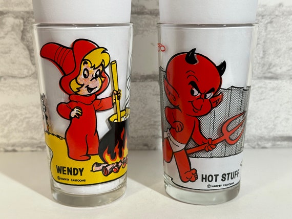 WENDY WITCH From Casper the Friendly Ghost Pepsi Glass 1970s