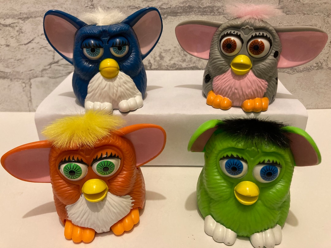 FURBY Mcdonalds Fast Food Toys 1998 Happy Meal Prizes Figures Ronald ...