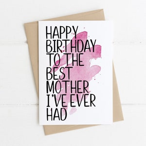 Mother's Day Card for Mom, You're the Best Mom Keep That Shit Up, Funny Card  Mom, Thank You Mom Gift, Mom Thinking of You -  Canada